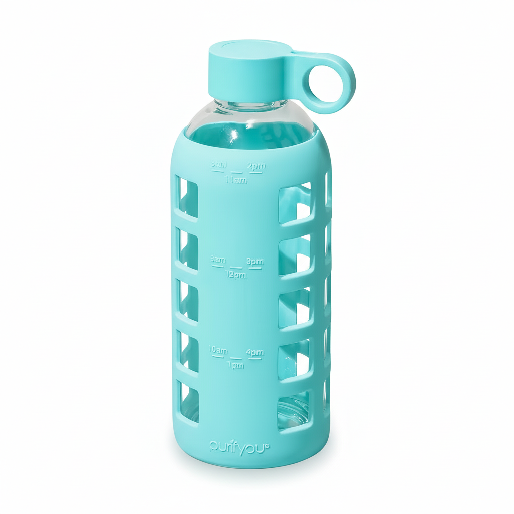 Glass Water Bottle