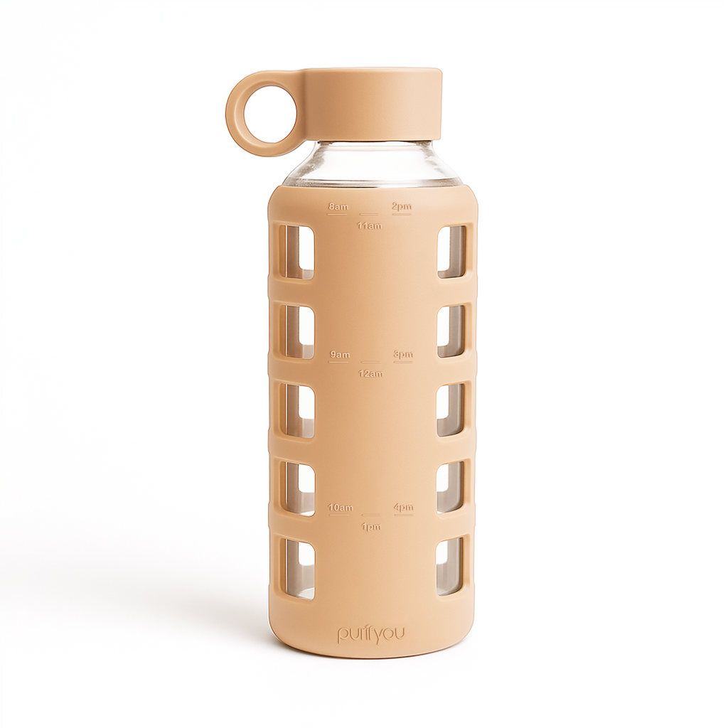 Glass Water Bottle