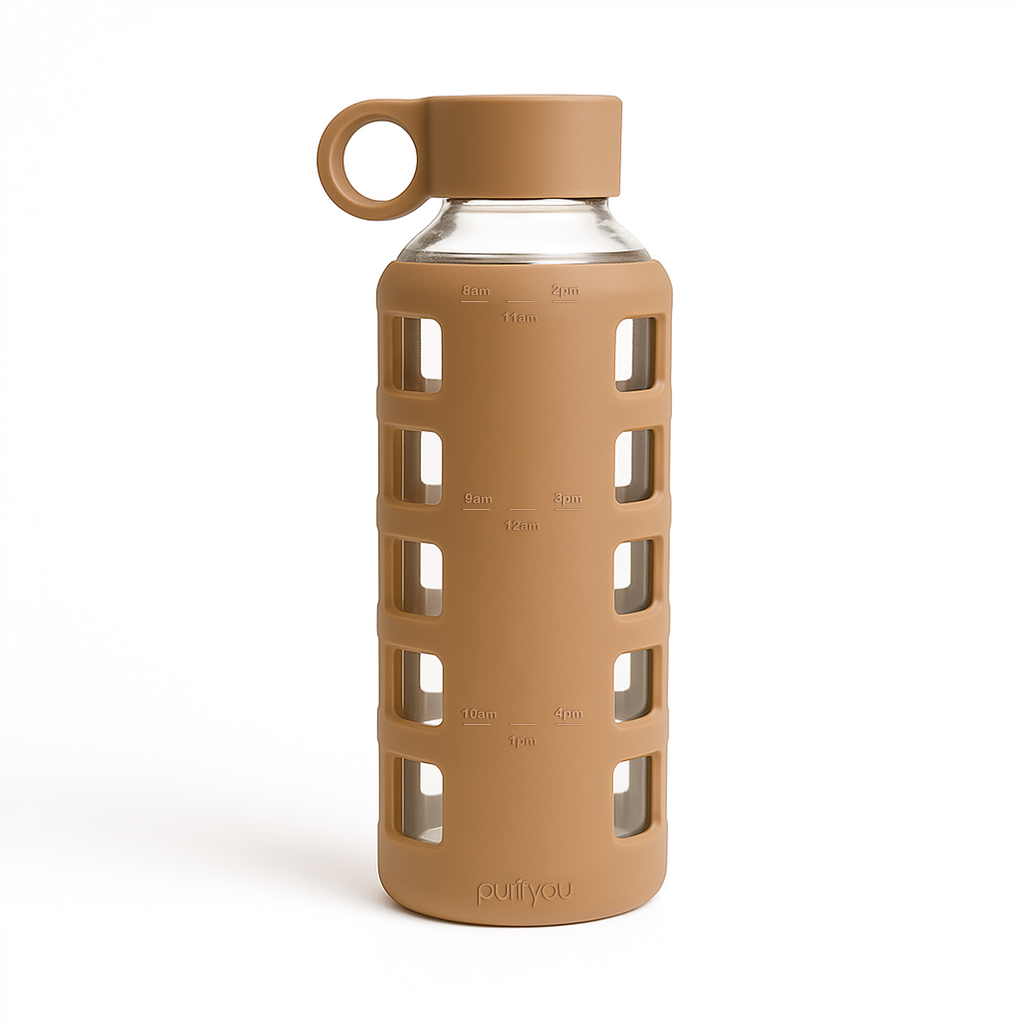 Glass Water Bottle