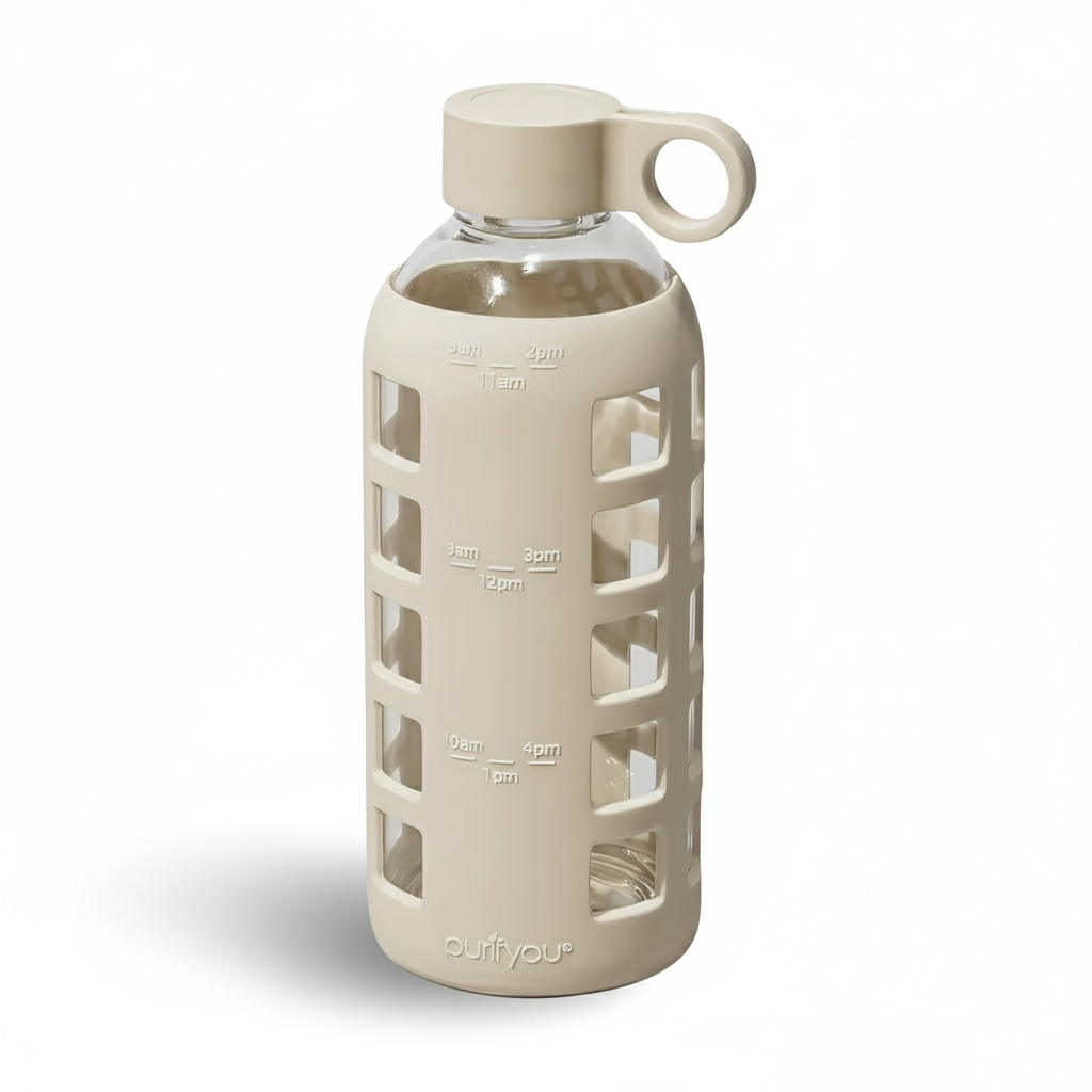 Glass Water Bottle