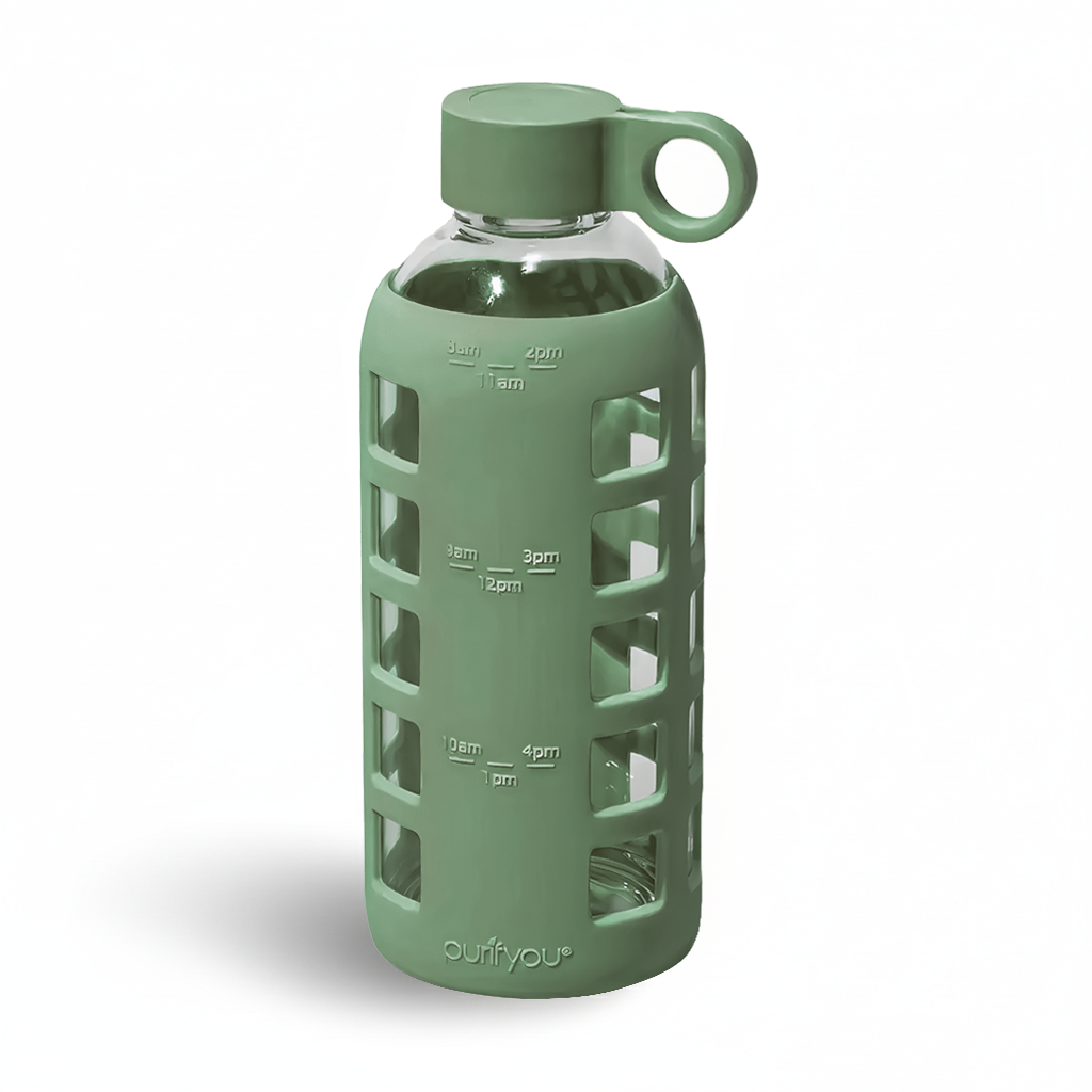 Glass Water Bottle