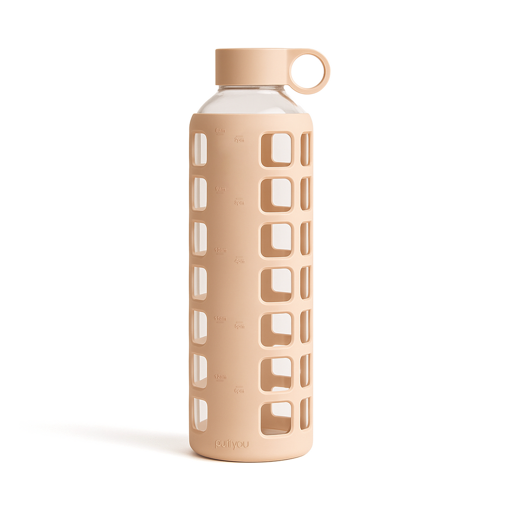 Glass Water Bottle