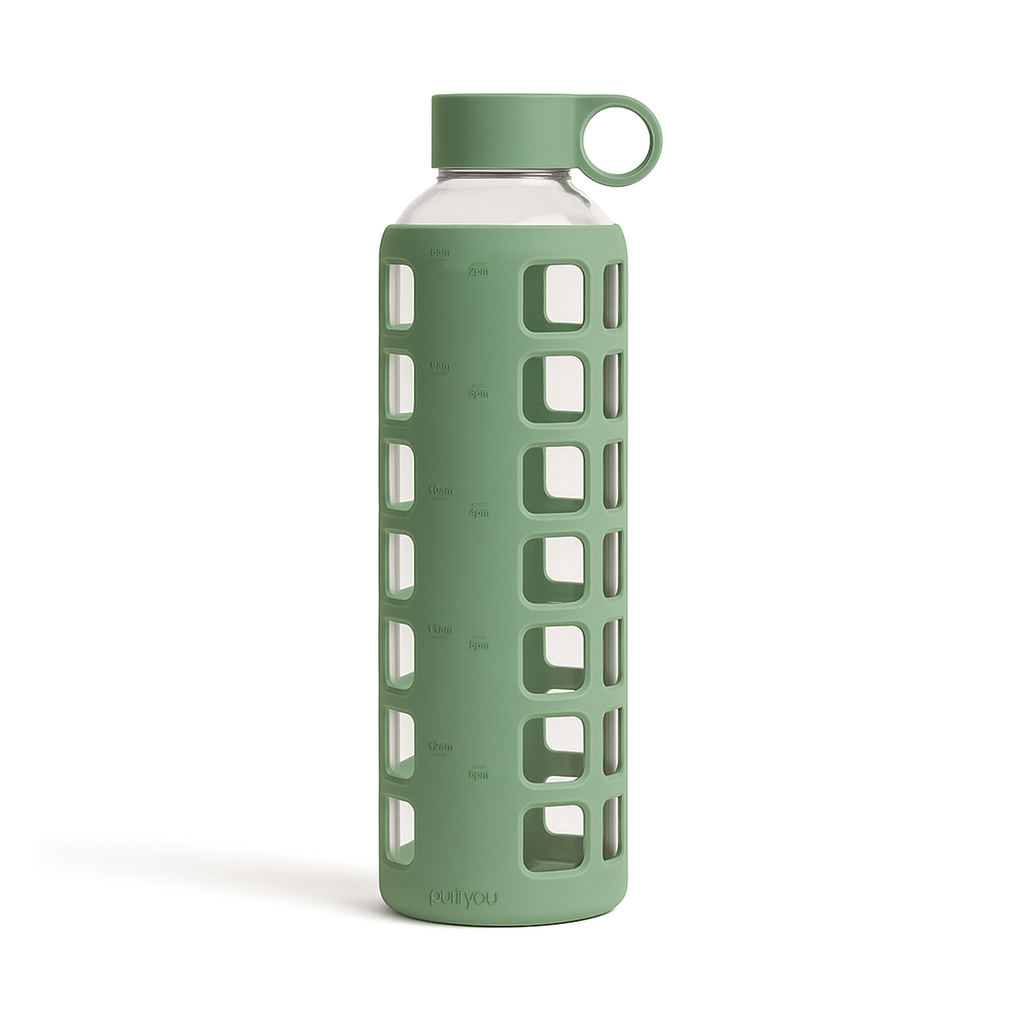 Glass Water Bottle