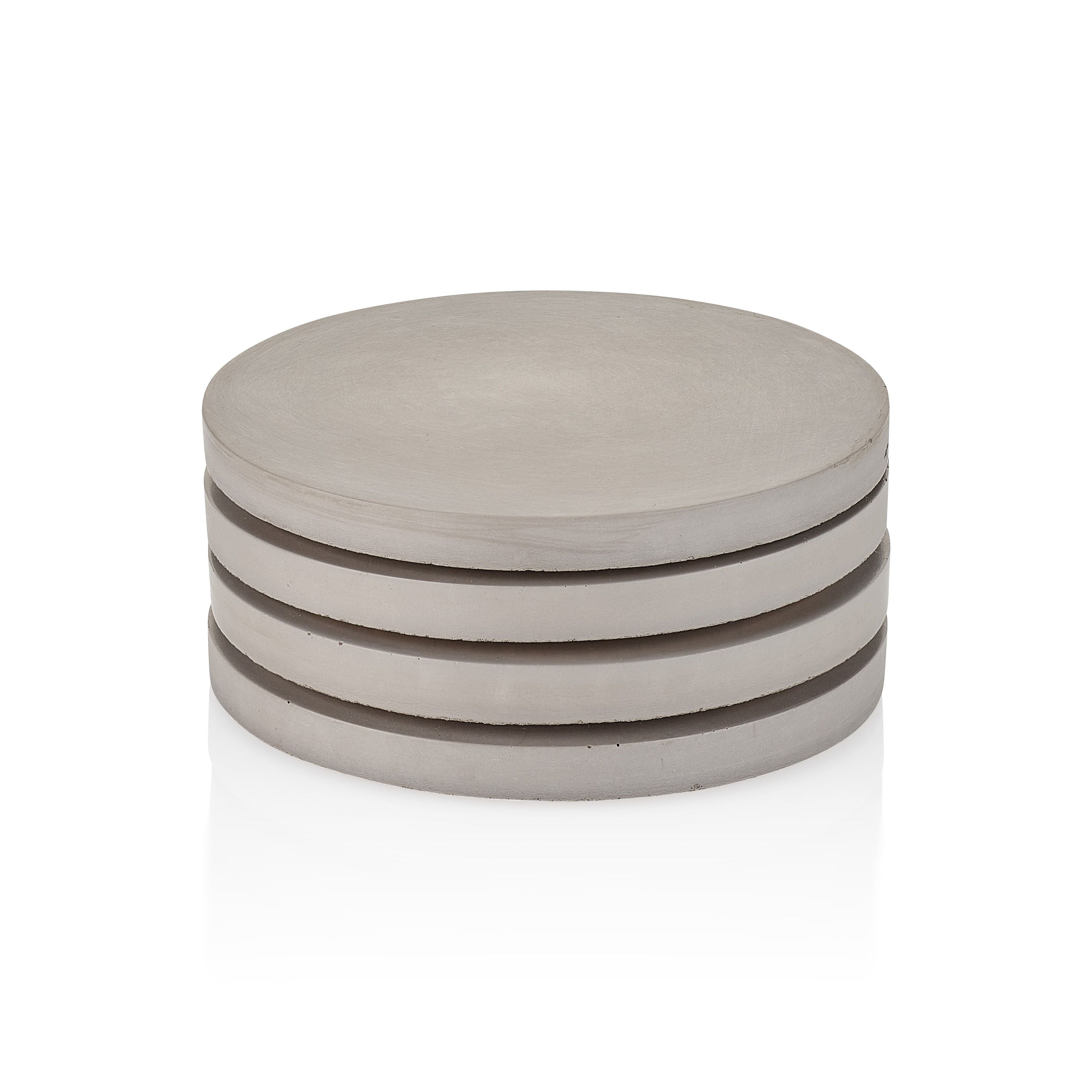 Concrete Coasters: Gray