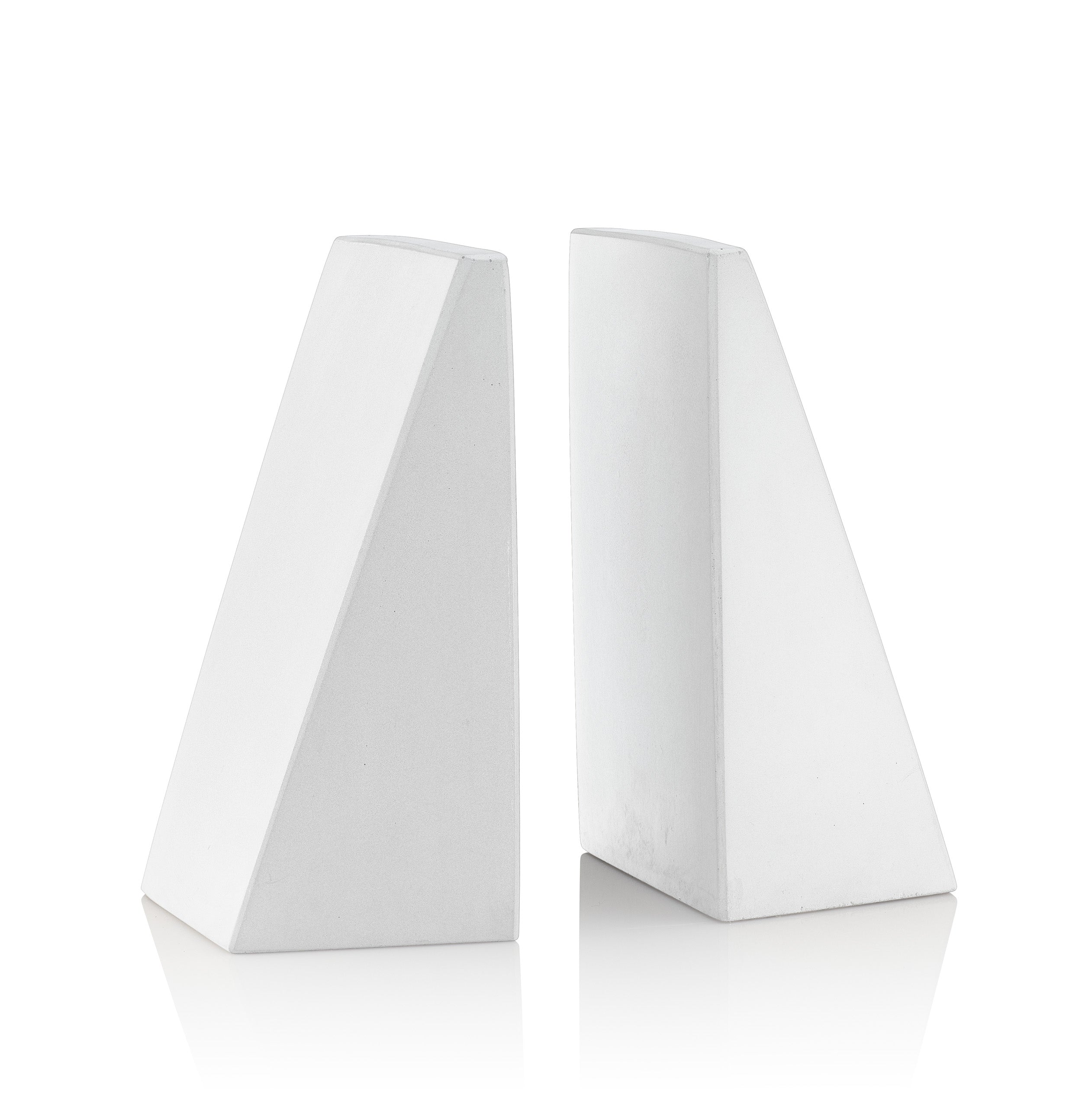 Concrete Angular Bookends: White
