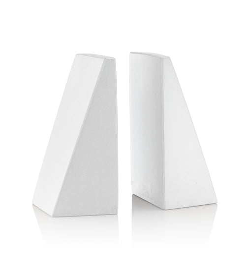 Concrete Angular Bookends: White