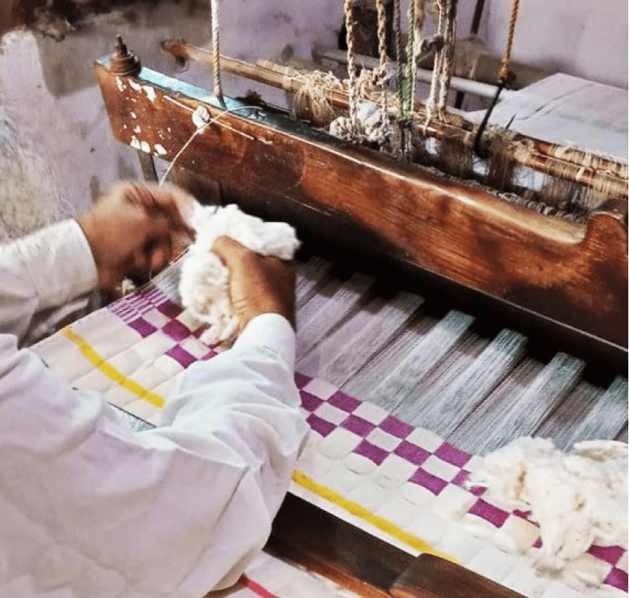 Quilted Sujani Throw Blanket