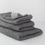 Honeycomb Waffle Towel Set (Dark Grey)