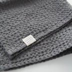 Honeycomb Waffle Towel Set (Dark Grey)