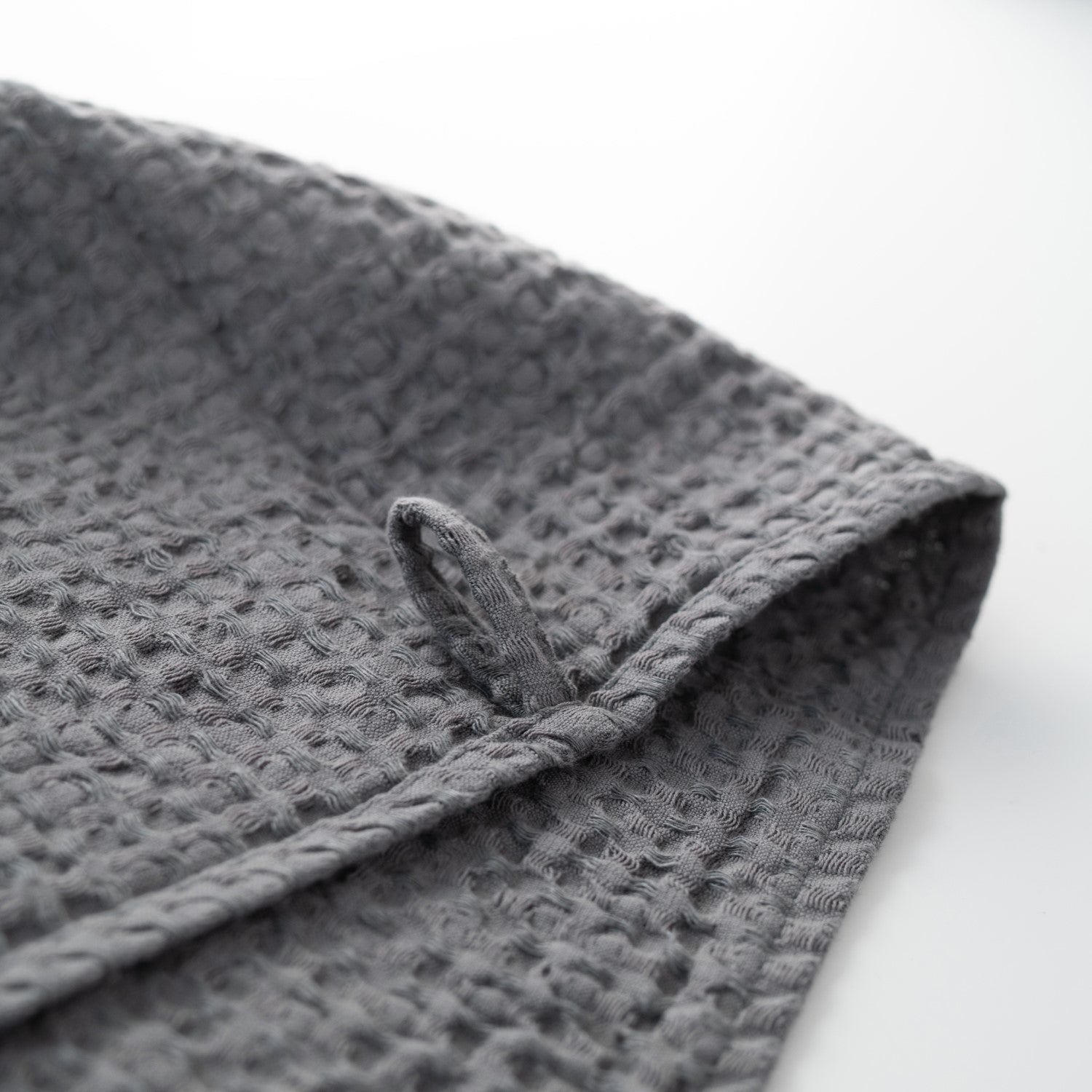 Honeycomb Waffle Towel Set (Dark Grey)