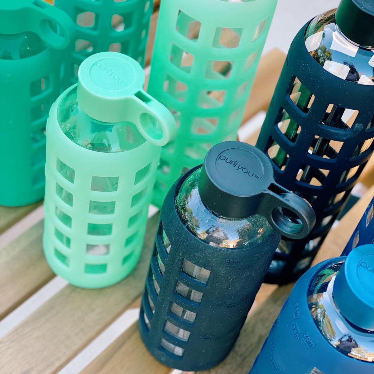 Glass Water Bottle