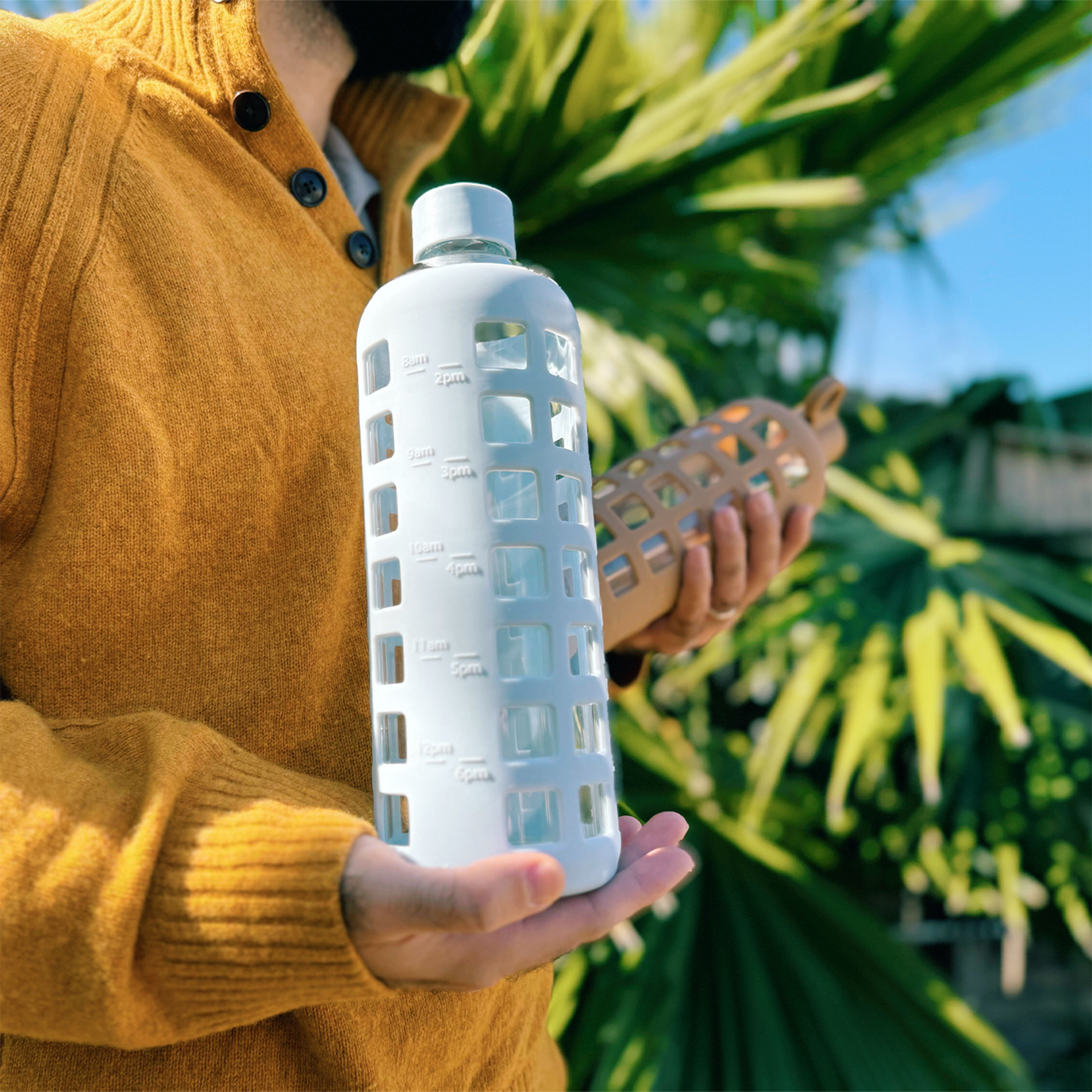 Glass Water Bottle