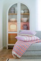 Quilted Sujani Throw Blanket