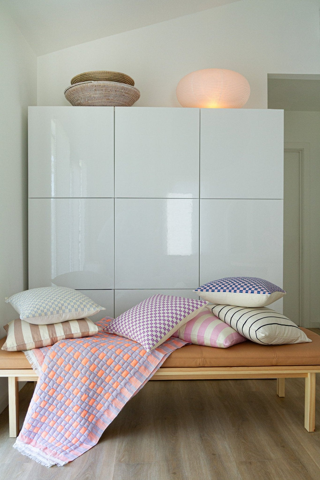 Quilted Sujani Throw Blanket