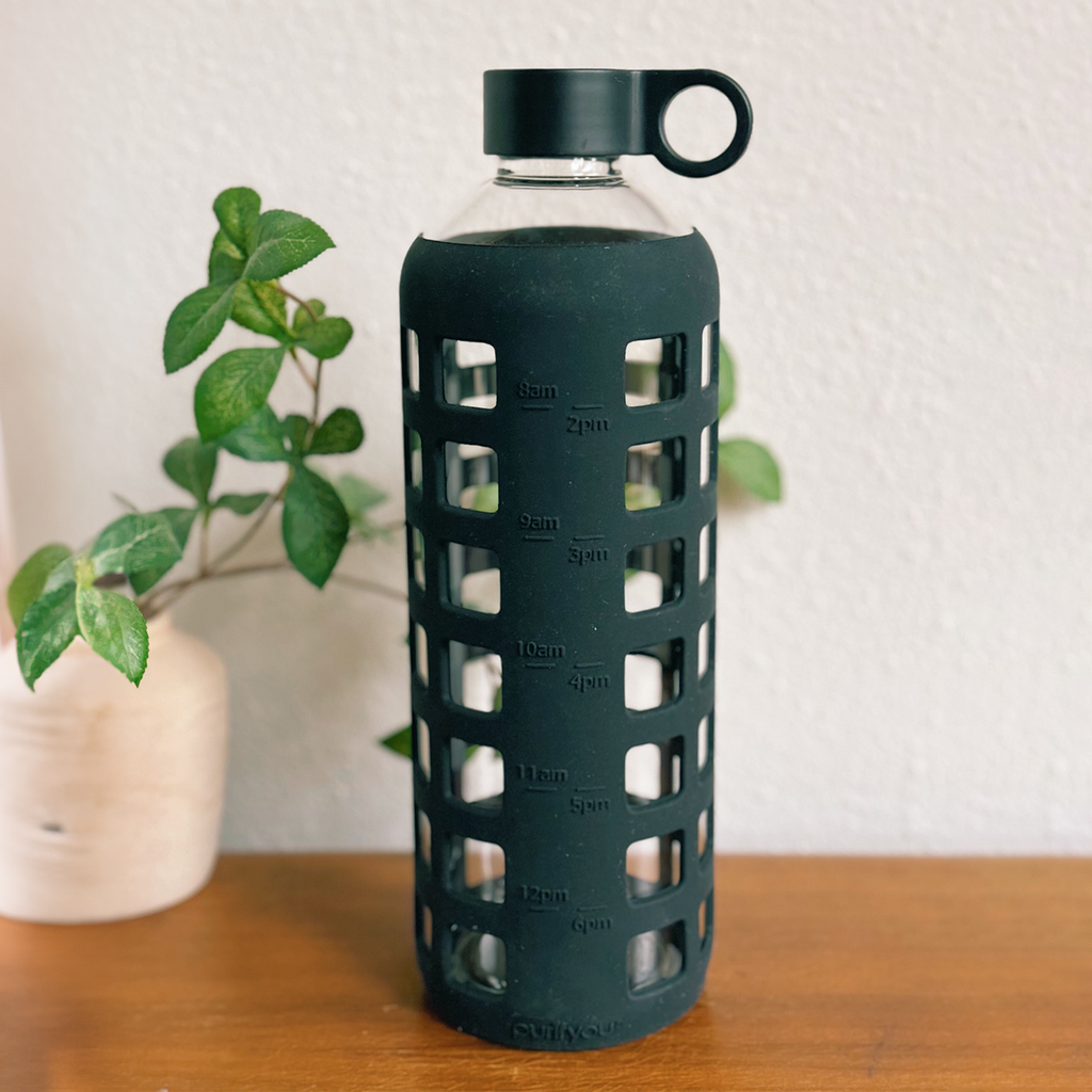 Glass Water Bottle