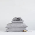 Light Grey Linen Sheet Set