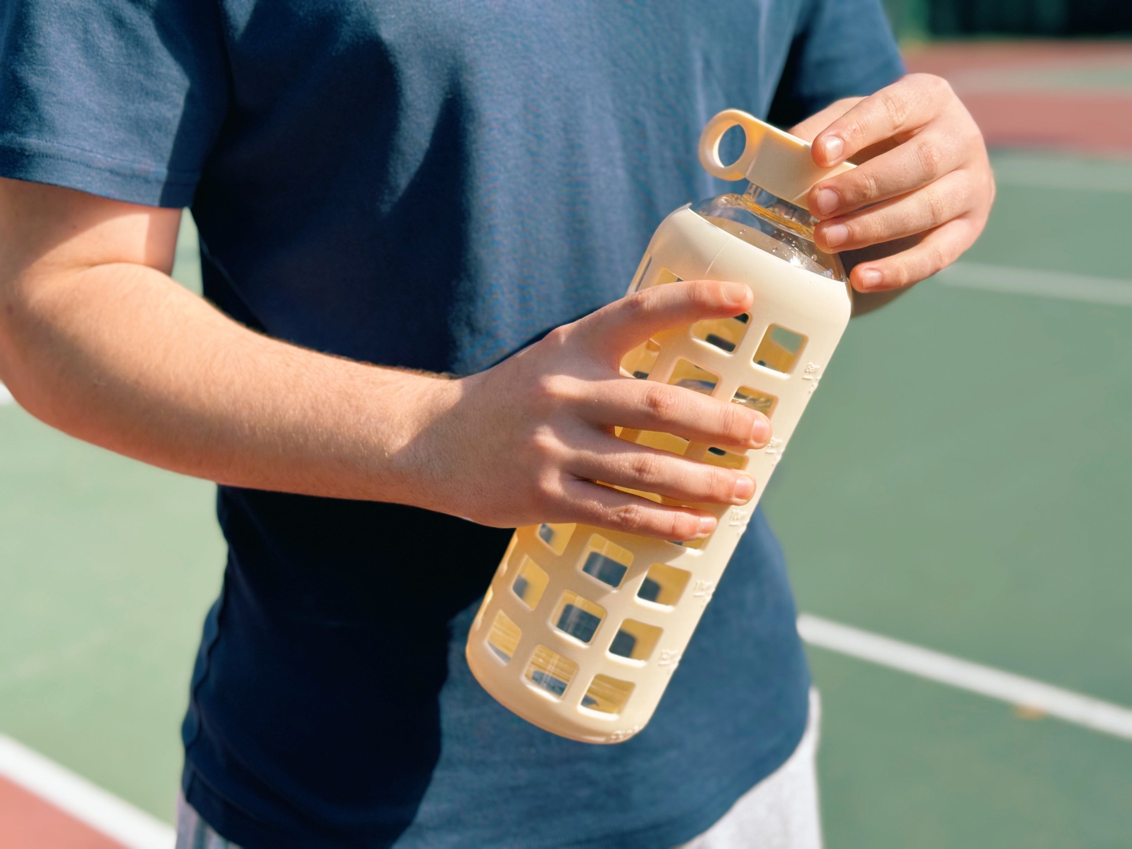 Glass Water Bottle