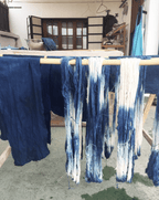 Indigo Shibori Cocktail Napkins