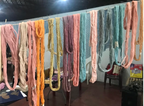 Shibori Tassel Pillows