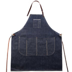 The Selvedge Apron with Removable Leather