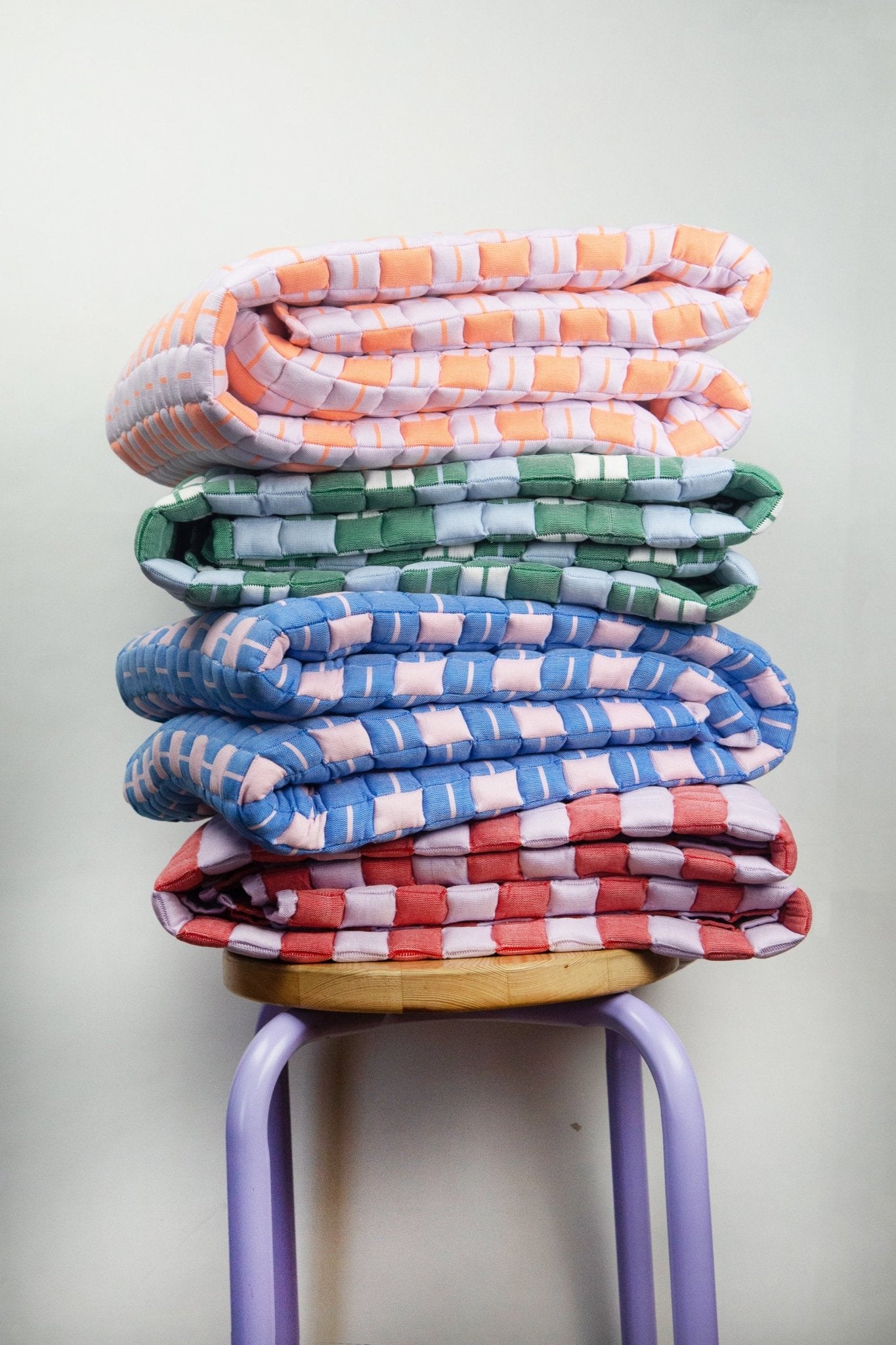 Quilted Sujani Throw Blanket
