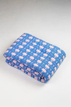 Quilted Sujani Throw Blanket