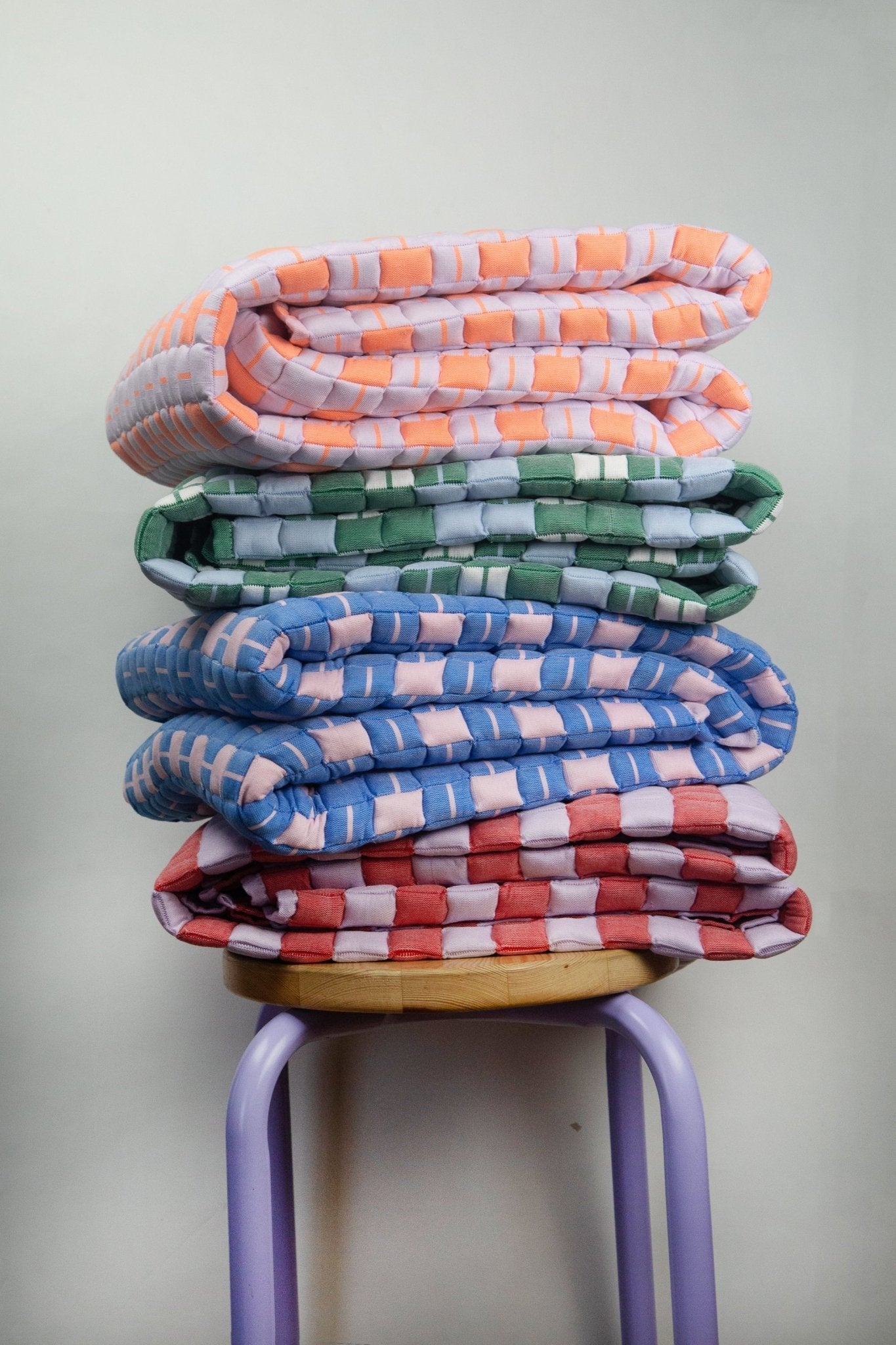Quilted Sujani Throw Blanket