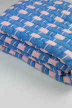 Quilted Sujani Throw Blanket