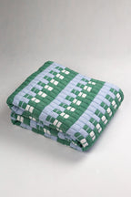 Quilted Sujani Throw Blanket