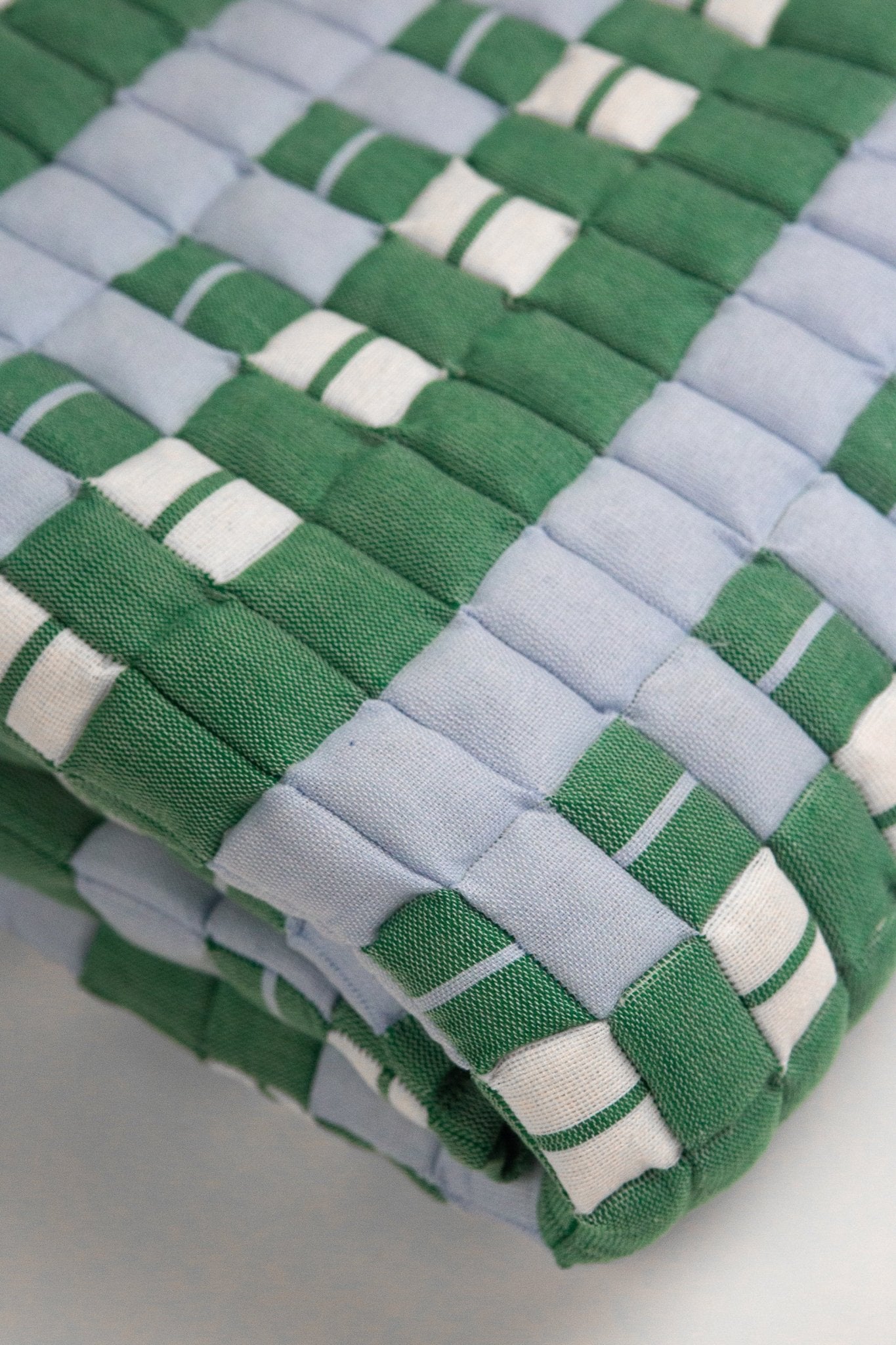 Quilted Sujani Throw Blanket