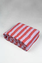 Quilted Sujani Throw Blanket