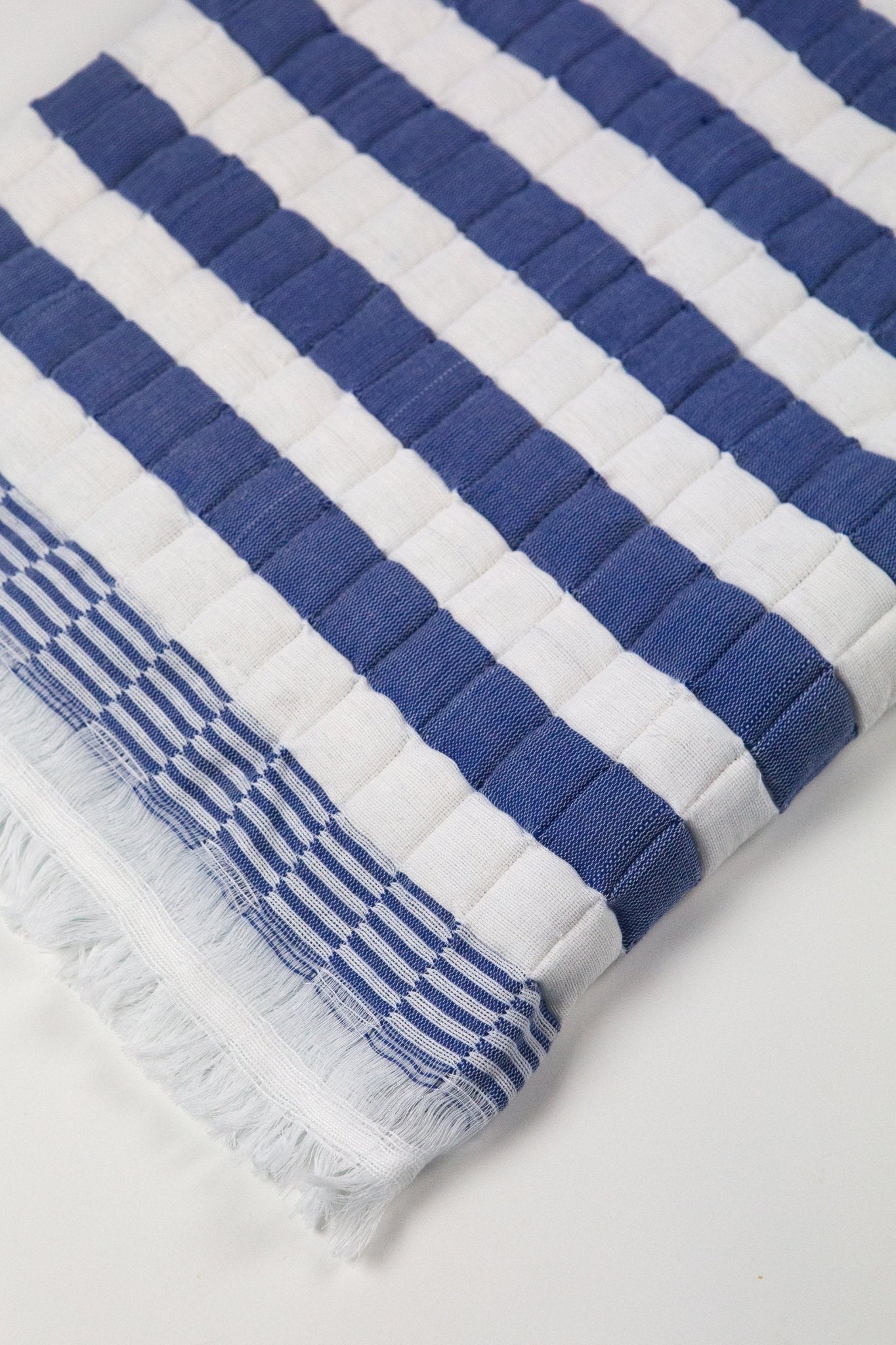 Quilted Sujani Throw Blanket