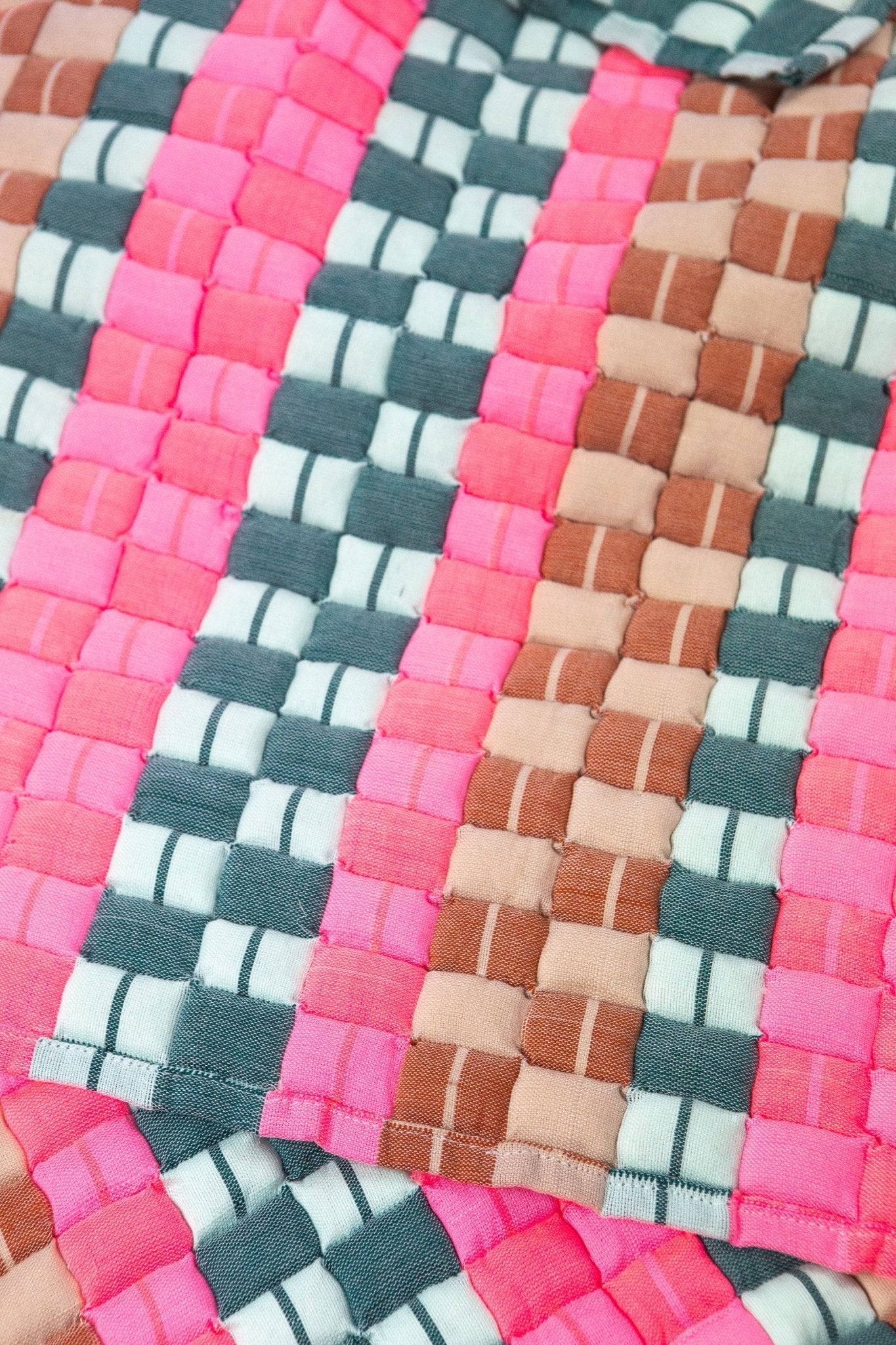 Quilted Sujani Throw Blanket