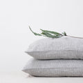 Thin Black Stripes Linen Pillowcase