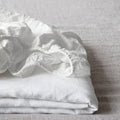 White Linen Fitted Sheet
