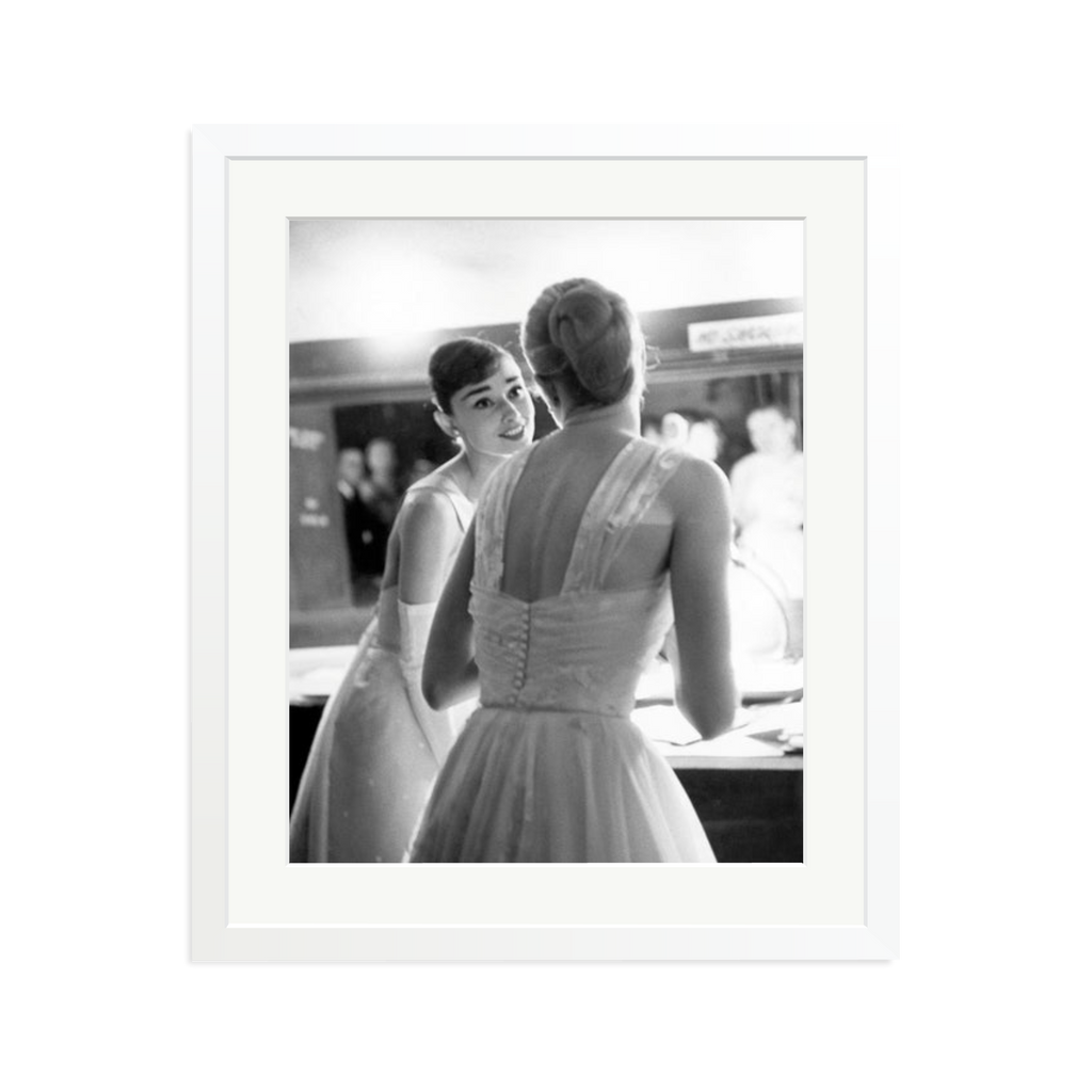 Audrey Hepburn and Grace Kelly