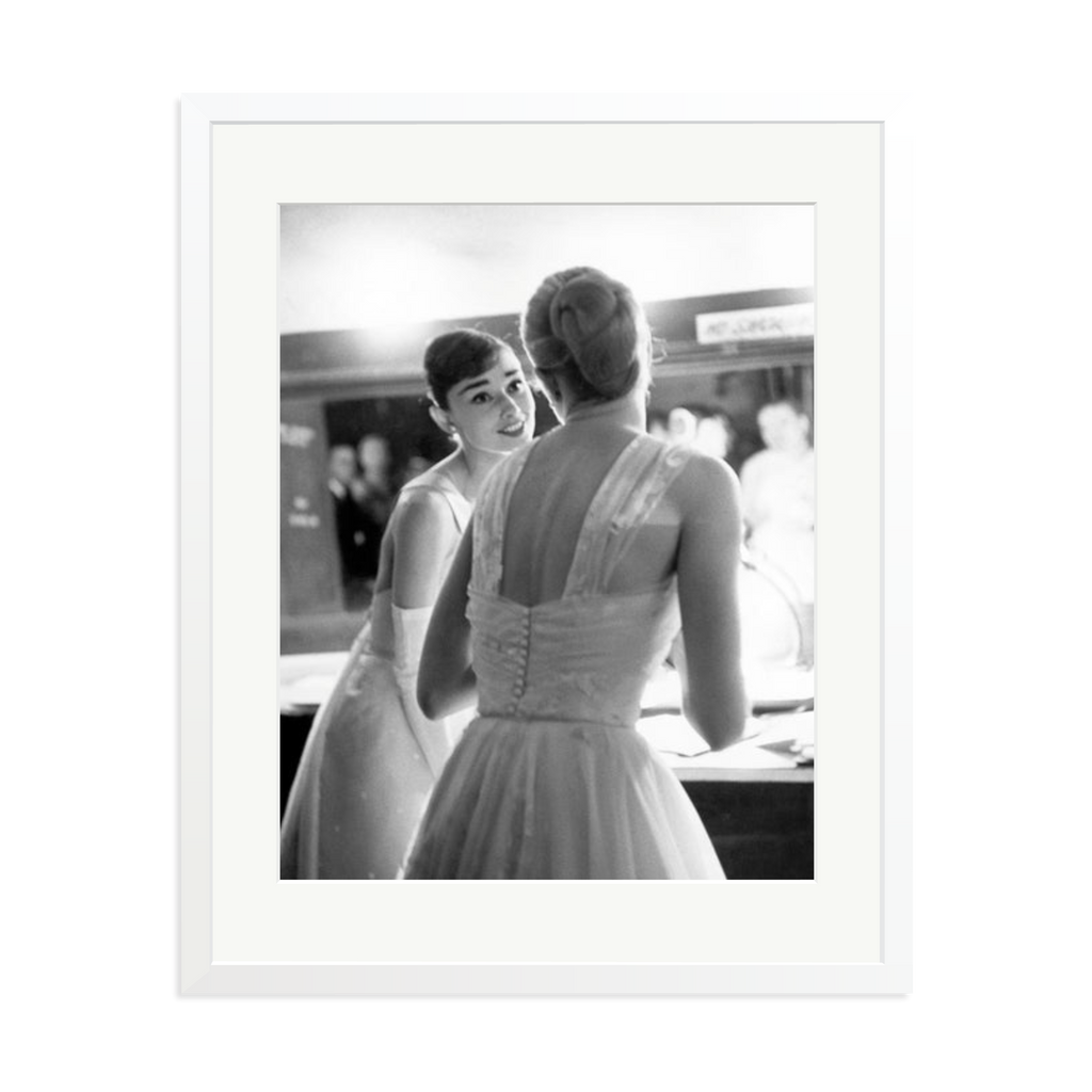 Audrey Hepburn and Grace Kelly