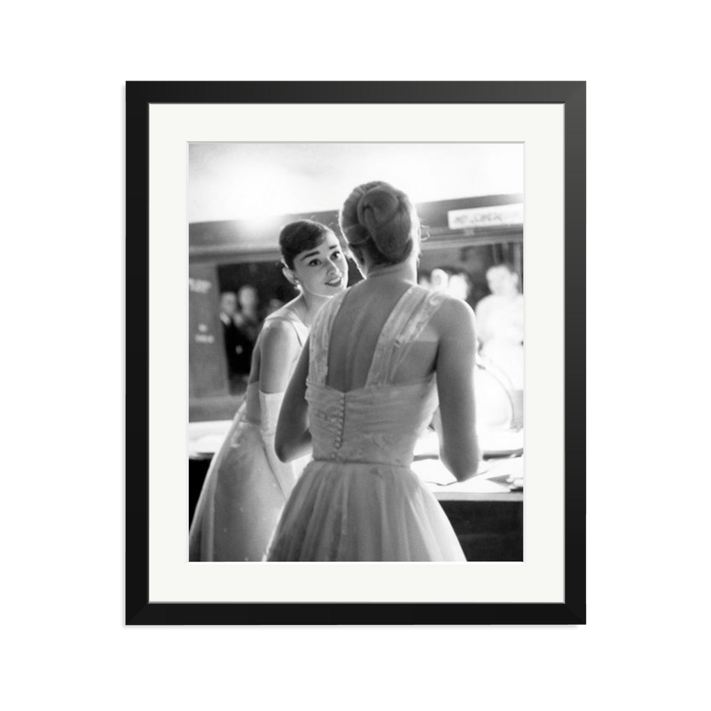 Audrey Hepburn and Grace Kelly