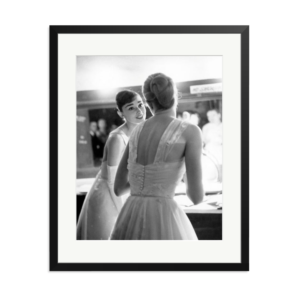 Audrey Hepburn and Grace Kelly