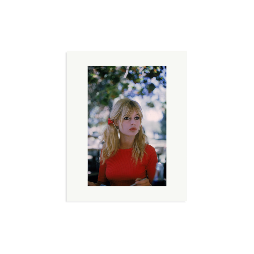 Brigitte Bardot on Set