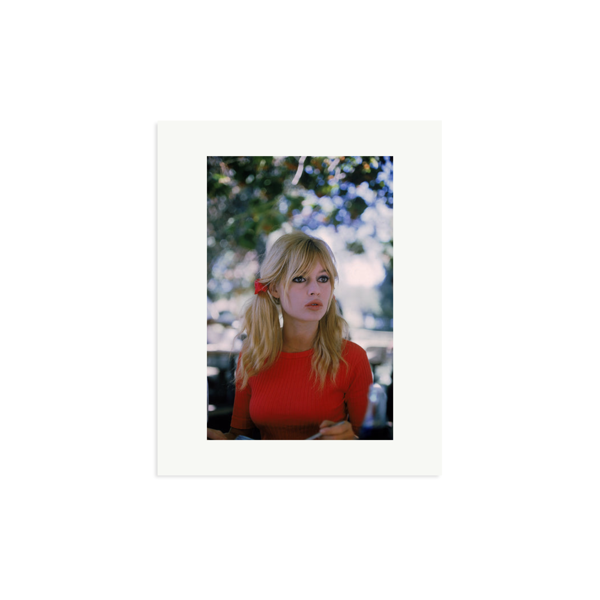 Brigitte Bardot on Set