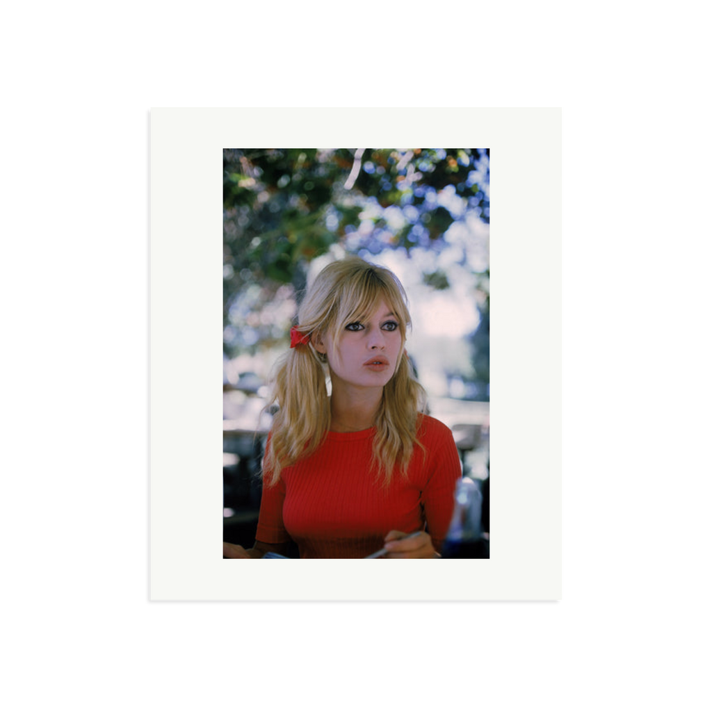 Brigitte Bardot on Set