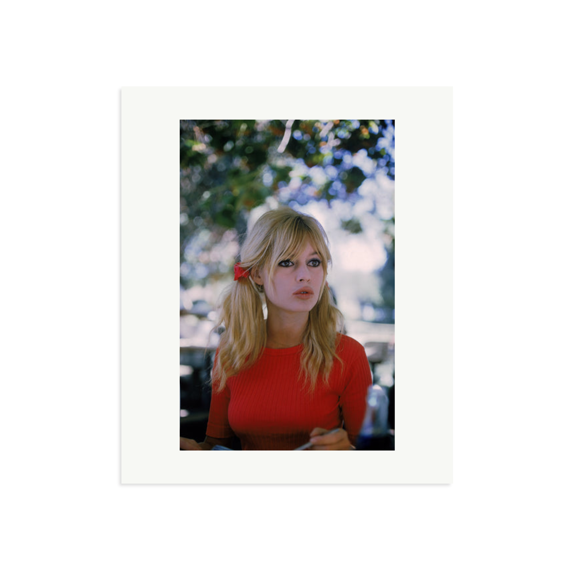 Brigitte Bardot on Set