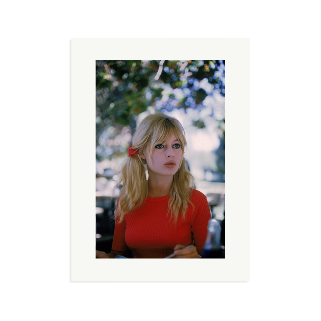 Brigitte Bardot on Set