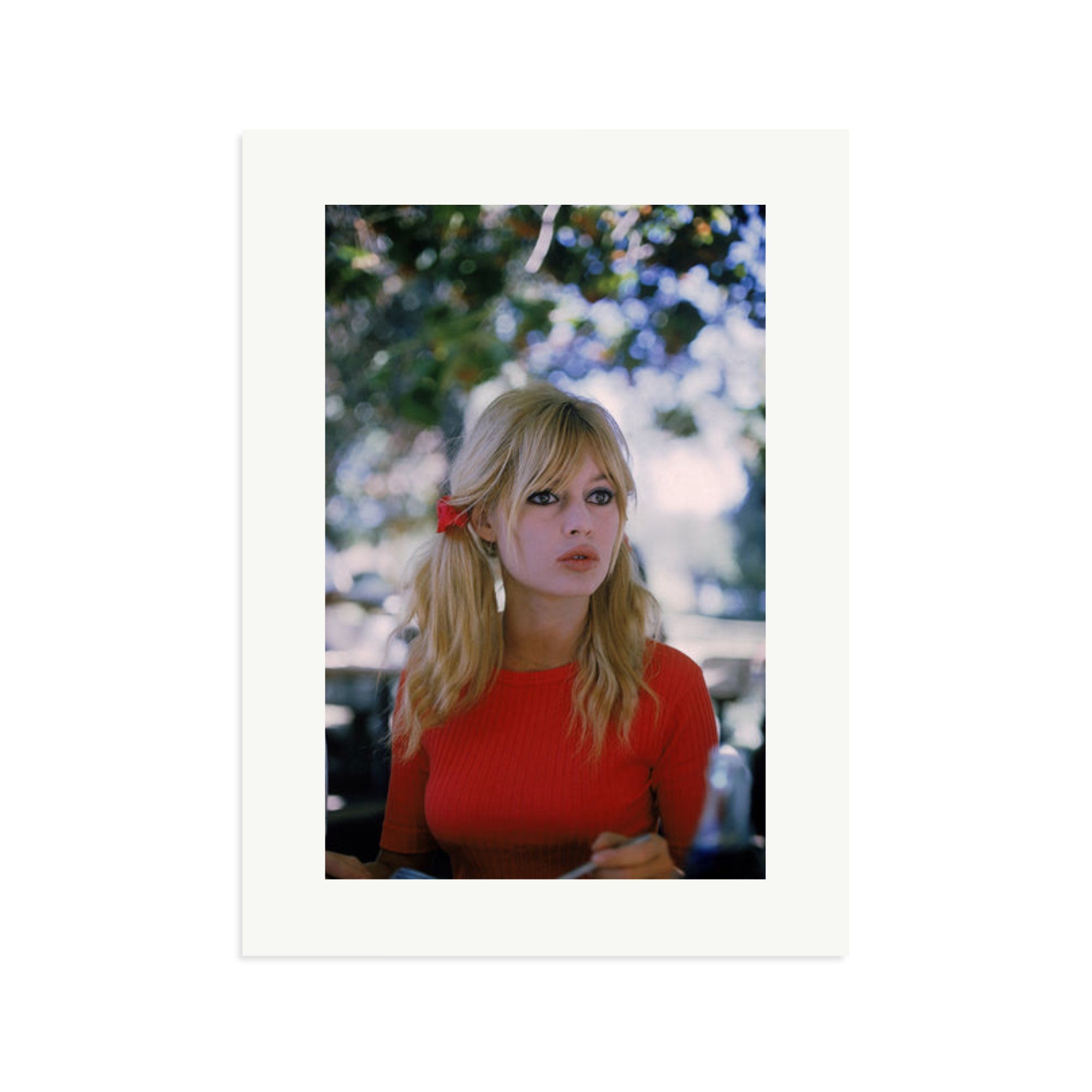 Brigitte Bardot on Set