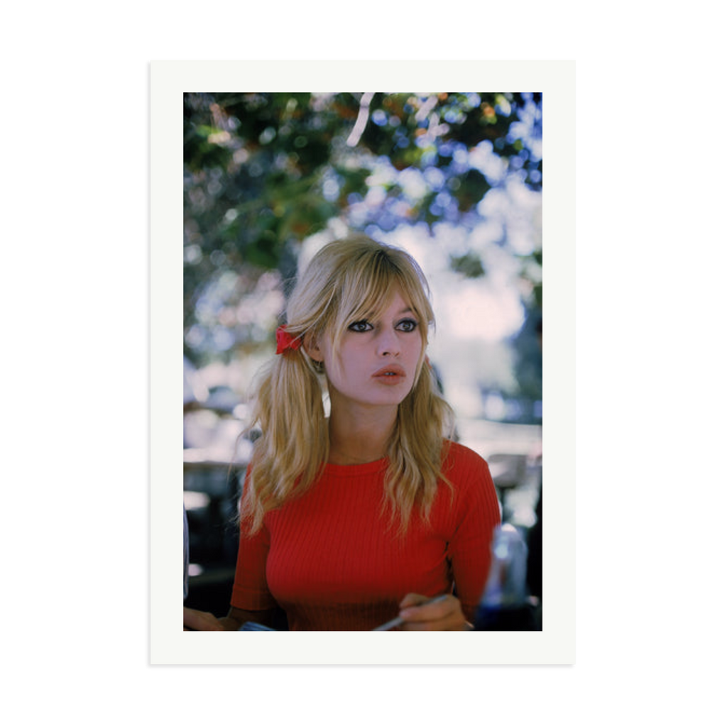 Brigitte Bardot on Set