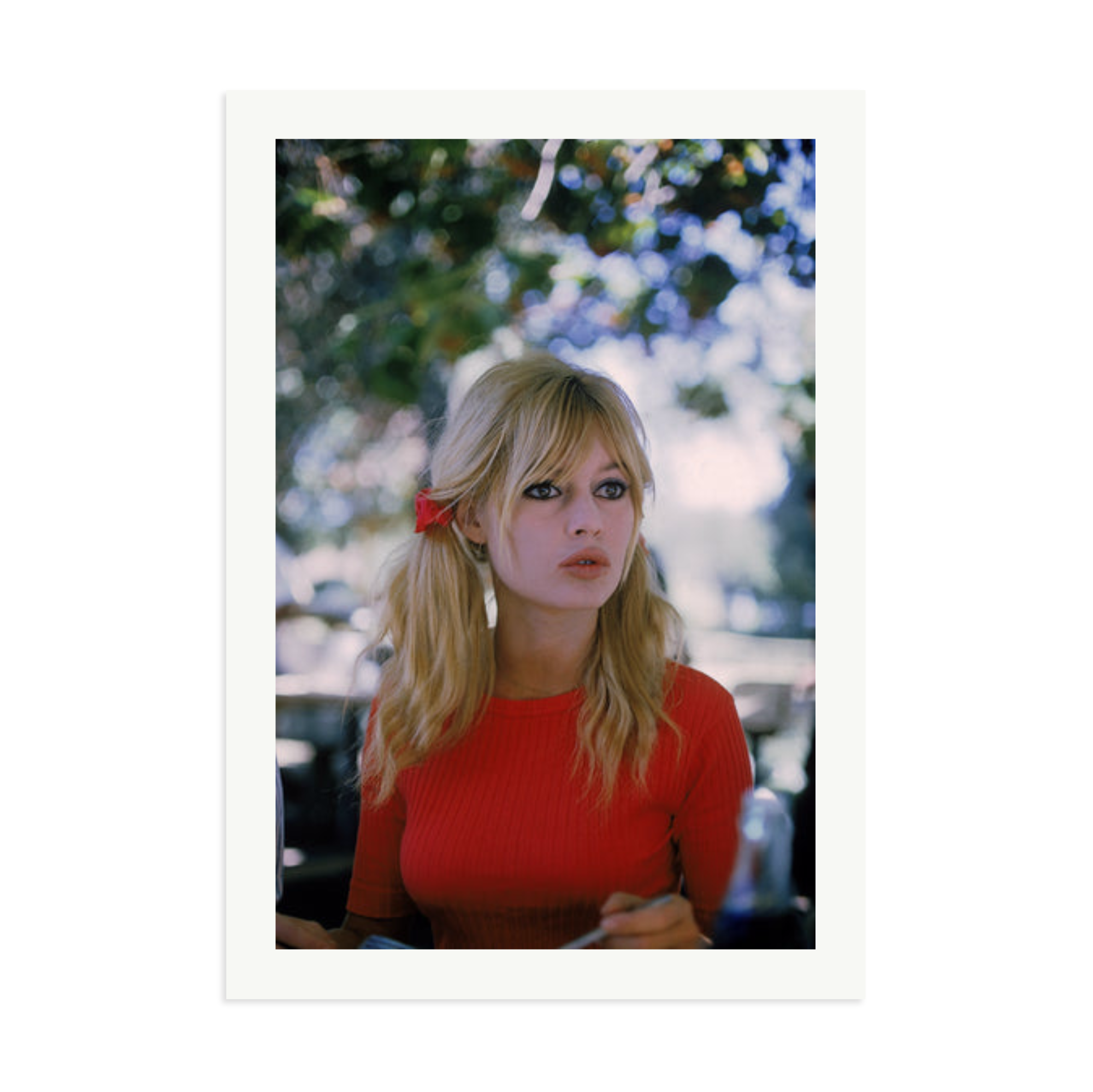 Brigitte Bardot on Set