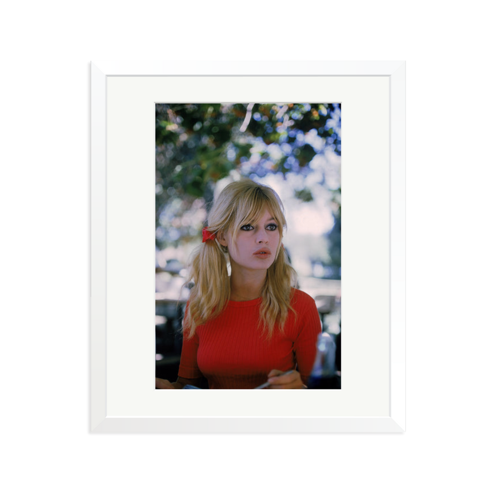 Brigitte Bardot on Set