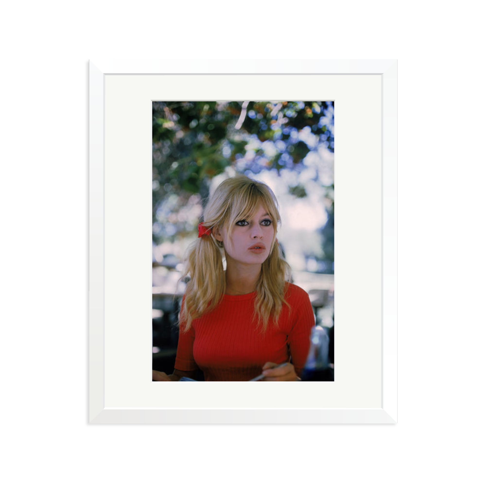 Brigitte Bardot on Set