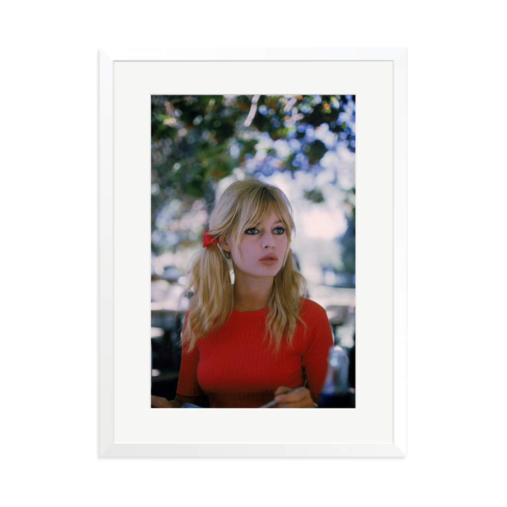 Brigitte Bardot on Set